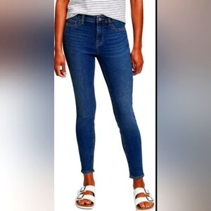 Women's Gap Mid Rise Favorite Crop Jeggings Dark Rinse sz 6/28